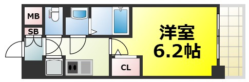 【間取り】 | エスリード南堀江レジデンス 仲介手数料無料