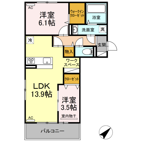 エミネンスツーの間取り