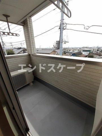 ドエル観音寺　Ｃのバルコニー|高崎、前橋のお部屋探しはエンドスケープまで！お客様の理想お聞かせ下さい♪