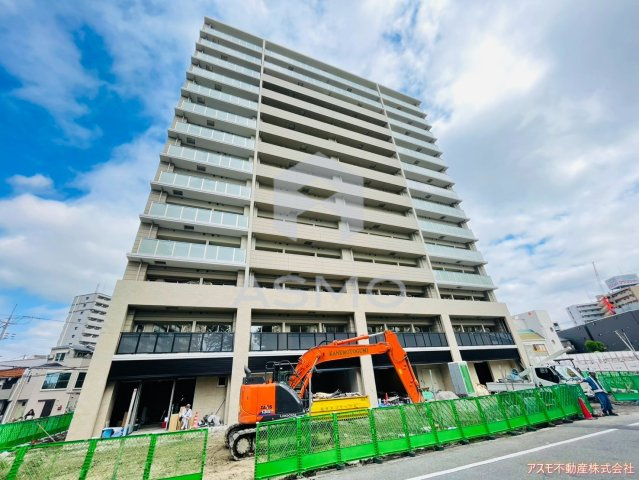 【外観パース】 | プレサンス京橋GREENYARDレアルテ