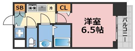 プレサンス松屋町駅前の間取り