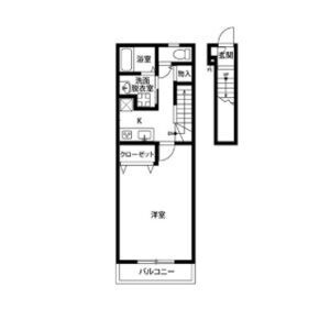 アンプルール　リーブル　BLOOM　　刈谷市近郊の賃貸はクラスホーム刈谷店の間取り