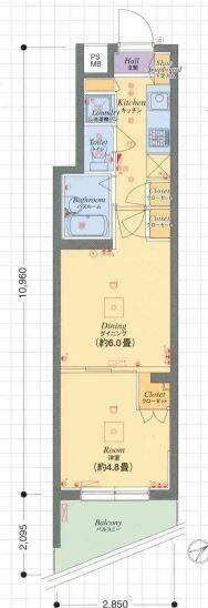 【間取り】 | パレ・ホームズ高井戸