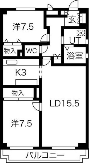 【間取り】 | ルミナス山手