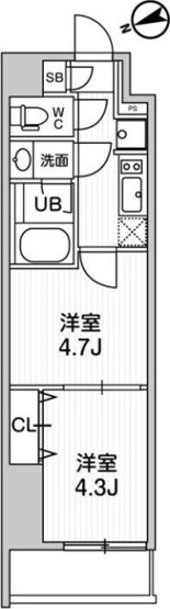 【間取り】 | ＴＡＳＵＫＩ　ＲＩＣＨＥＳＳＥ　ＫＡＭＡＴＡ