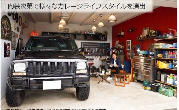 プレミアムガレージハウス名古屋梅森坂の駐車場