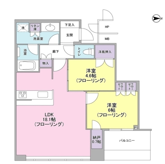 【間取り】 | シティタワー大阪天満