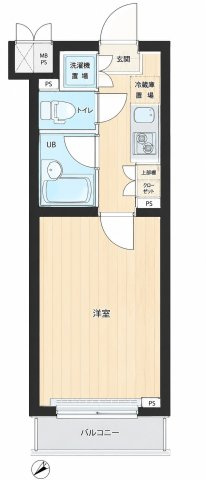 ルーブル蒲田南の間取り