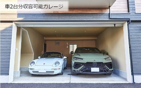 プレミアムガレージハウス名古屋梅森坂の駐車場