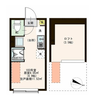 イル・レガーロ千川の間取り