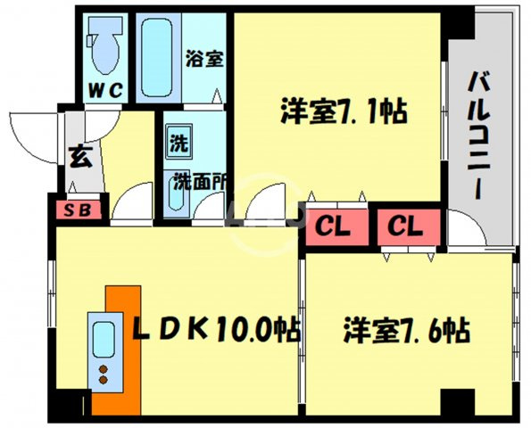 ヴェスタ堀江の間取り|ヴェスタ堀江　間取り