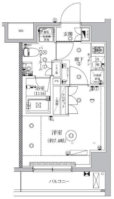 セジョリ武蔵関の間取り