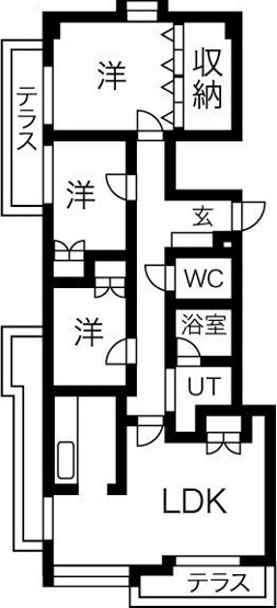 【間取り】 | カスティーリョ南山