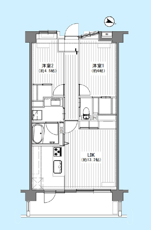 日神パレステージ千歳烏山の間取り