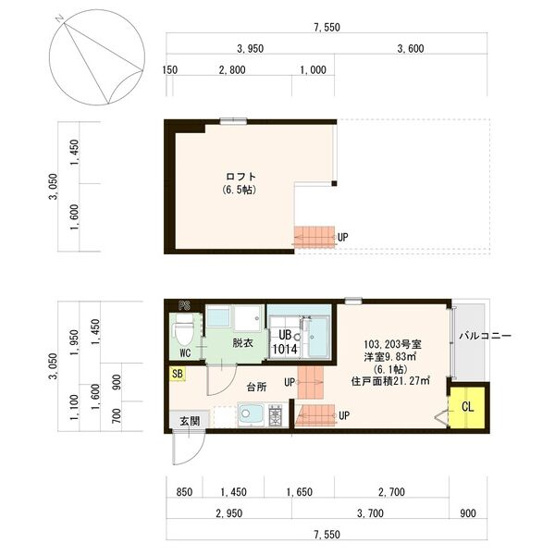 【間取り】 | パールヒルズ千種