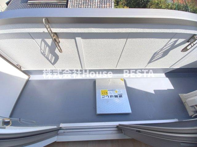 アレーズ新神戸のバルコニー
