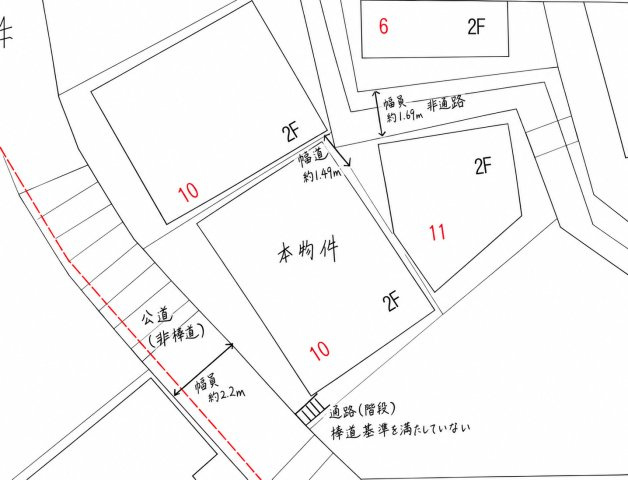 西山町戸建アパートの地図