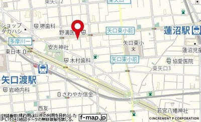 【地図】 | エミネンスコート多摩堤通り