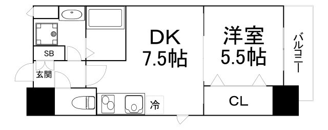 【間取り】 | ブランブリエ京橋