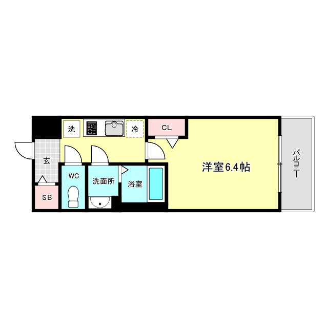 プレサンスDOMECITYコレーレの間取り