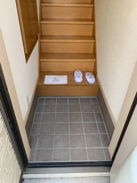 さくらコーポの玄関|きれいな玄関です
