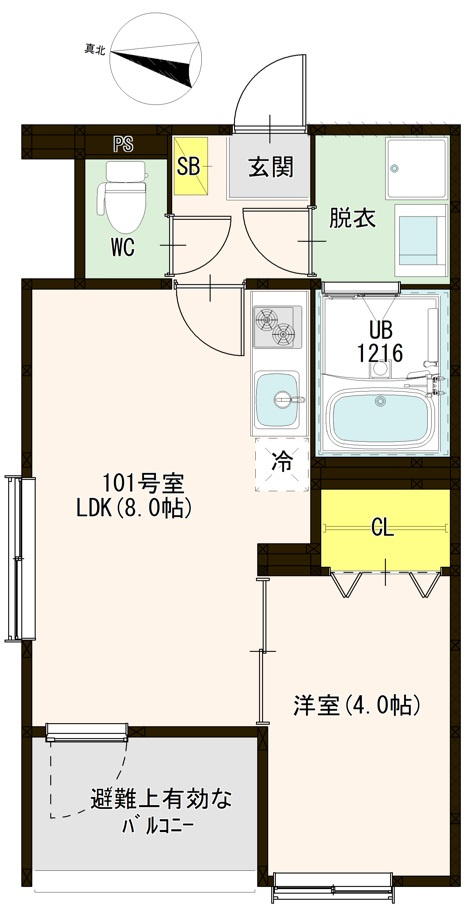 リラヴィ椥辻の間取り