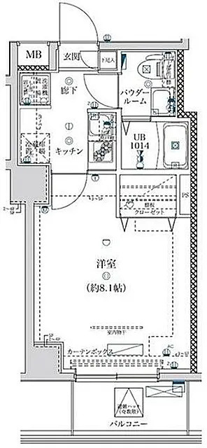 エスファルベ川口の間取り