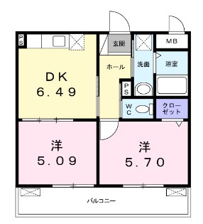 【間取り】 | シャテーニュ　プレリー