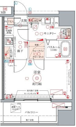 【間取り】 | クレヴィスタ蒲田Ⅱ