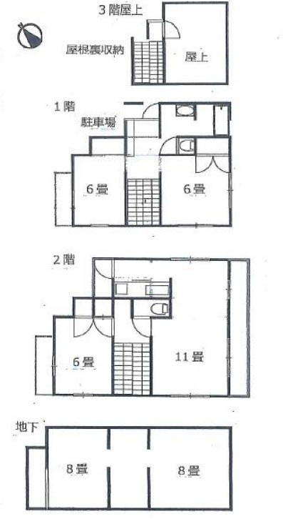 戸建 清瀬市元町２丁目の間取り