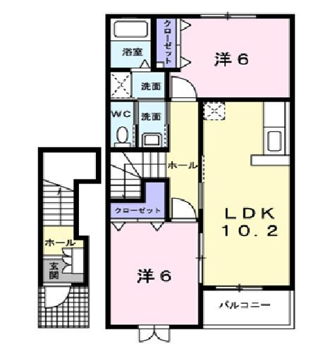 【間取り】 | パール　メゾン　Ⅱ