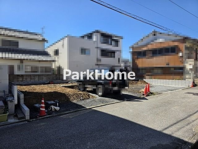 高知市百石町４丁目 -第４-1号棟-新築戸建ての外観|2026.9月末：工事中（2区画全体）