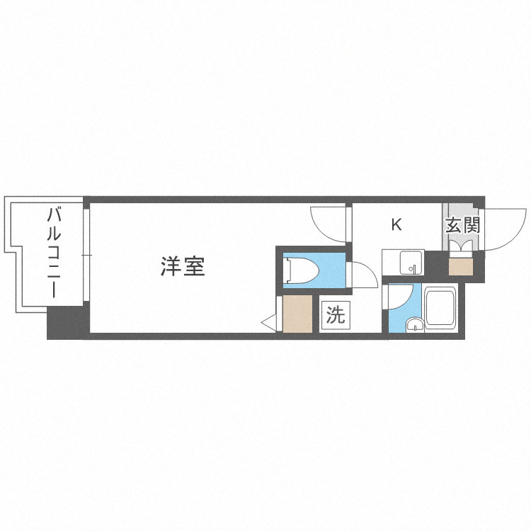 プレサンス新大阪の間取り