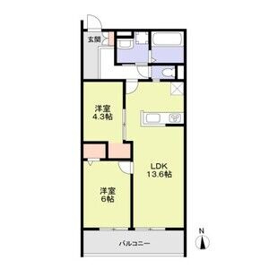 【間取り】 | フォレストメゾンオリーブ南巽