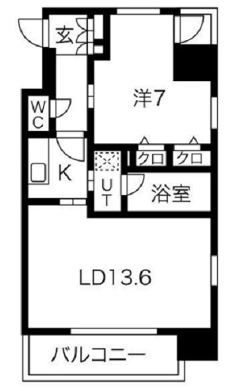 【間取り】 | S-RESIDENCE淀屋橋