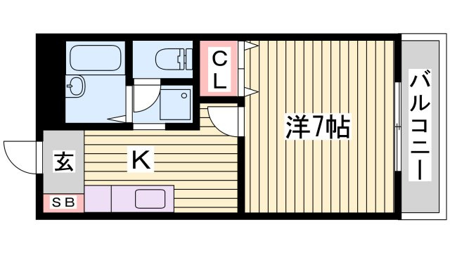 ハイツ緑苑の間取り
