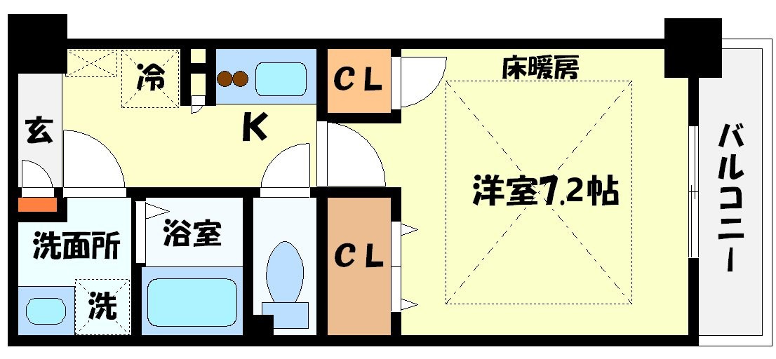 アーバネックス南森町の間取り|ラムール南森町アーバネックス　間取り