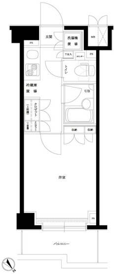 【間取り】 | ルーブル目黒不動前