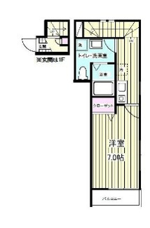 【間取り】 | ホルン西蒲田
