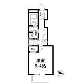 北区田端１丁目のアパートの間取り