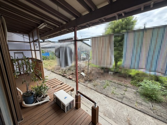 玉名市岱明町　車庫付き！平屋一戸建ての庭