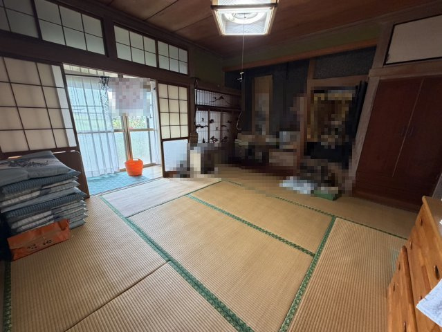 玉名市岱明町　車庫付き！平屋一戸建ての居間・リビング