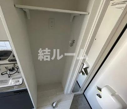 板橋区大山西町のアパートの玄関