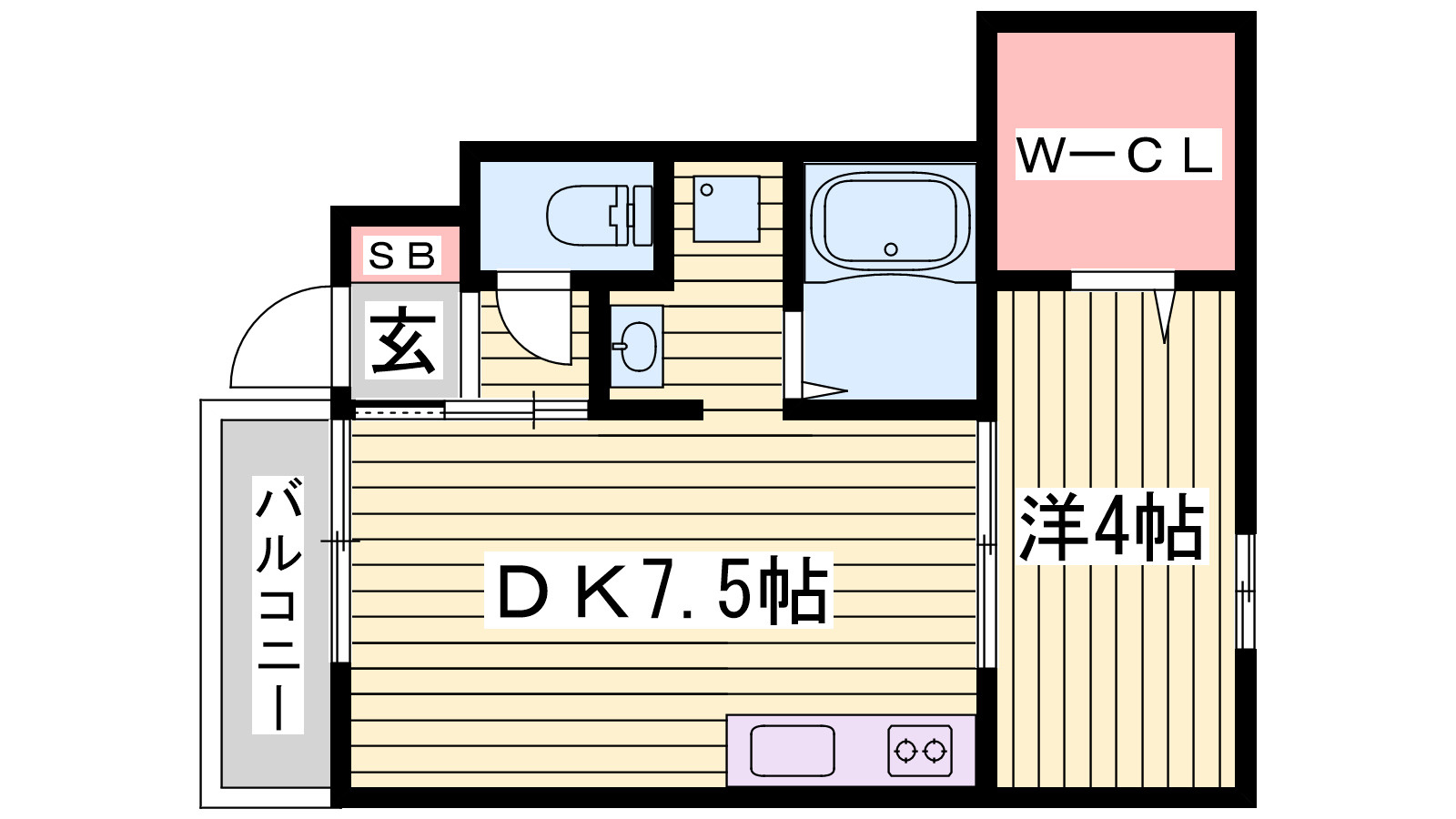 ソフィアコートの間取り