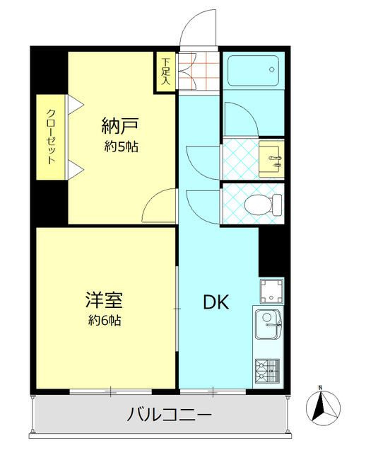 峰マンションの間取り