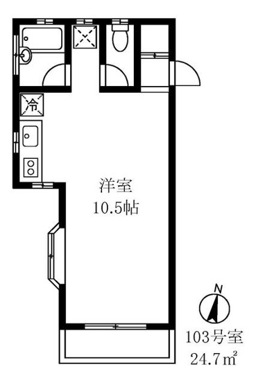 【間取り】 | ハビタ不動前