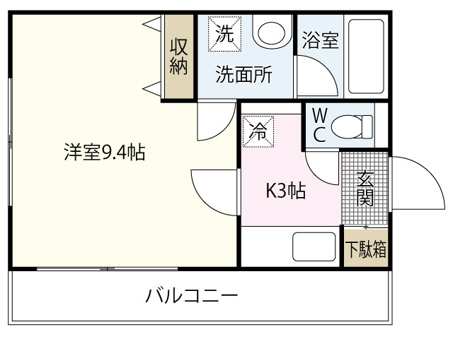 ALBAの間取り
