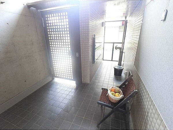 精養堂アパートメンツのエントランス|落ち着いたエントランスです