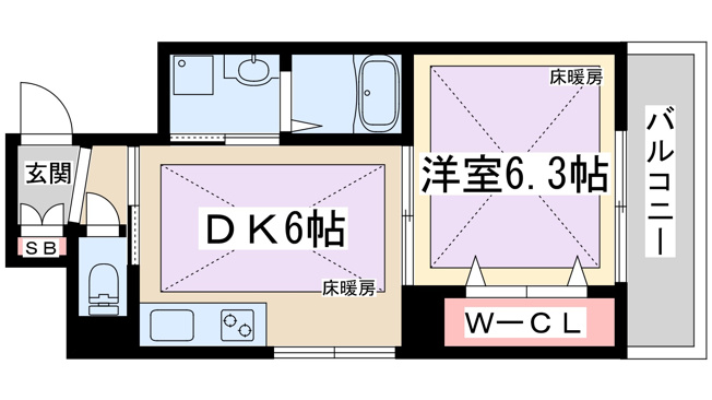 【間取り】 | ノルデンハイム江坂垂水町