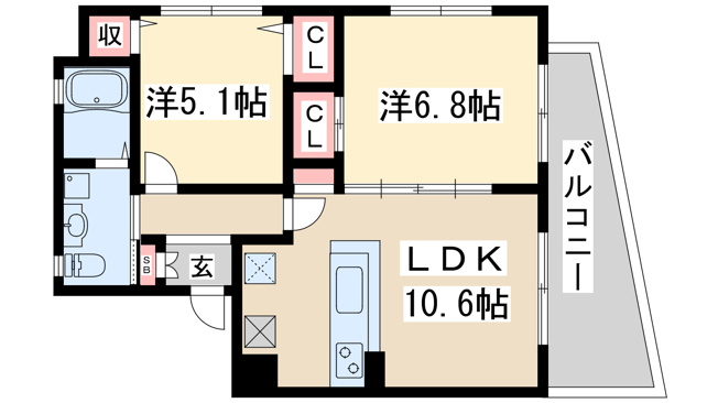 【間取り】 | セレブコート木川
